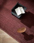 Baya Sandringham rug merlot colour