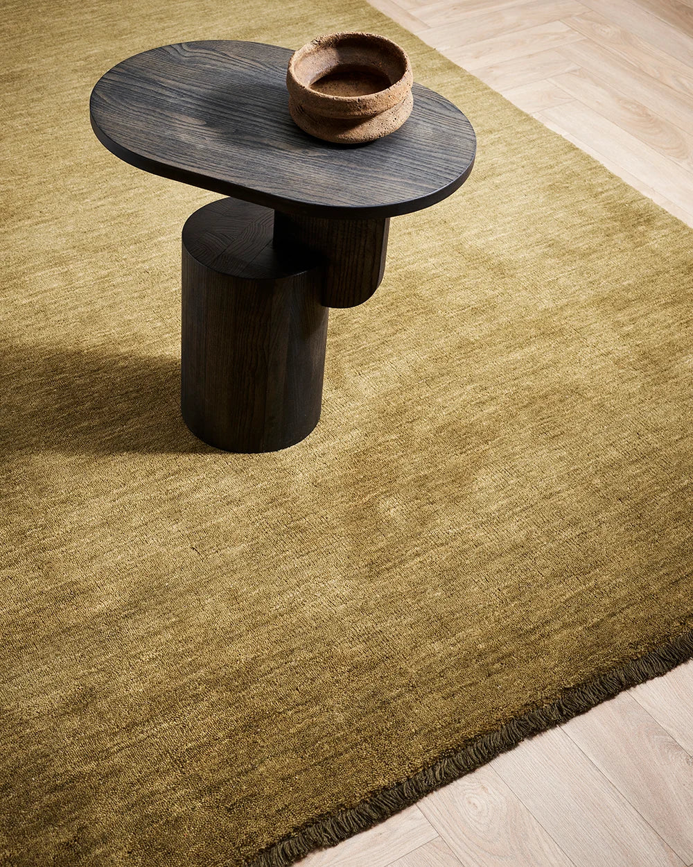 Baya Sandringham rug Moss colour
