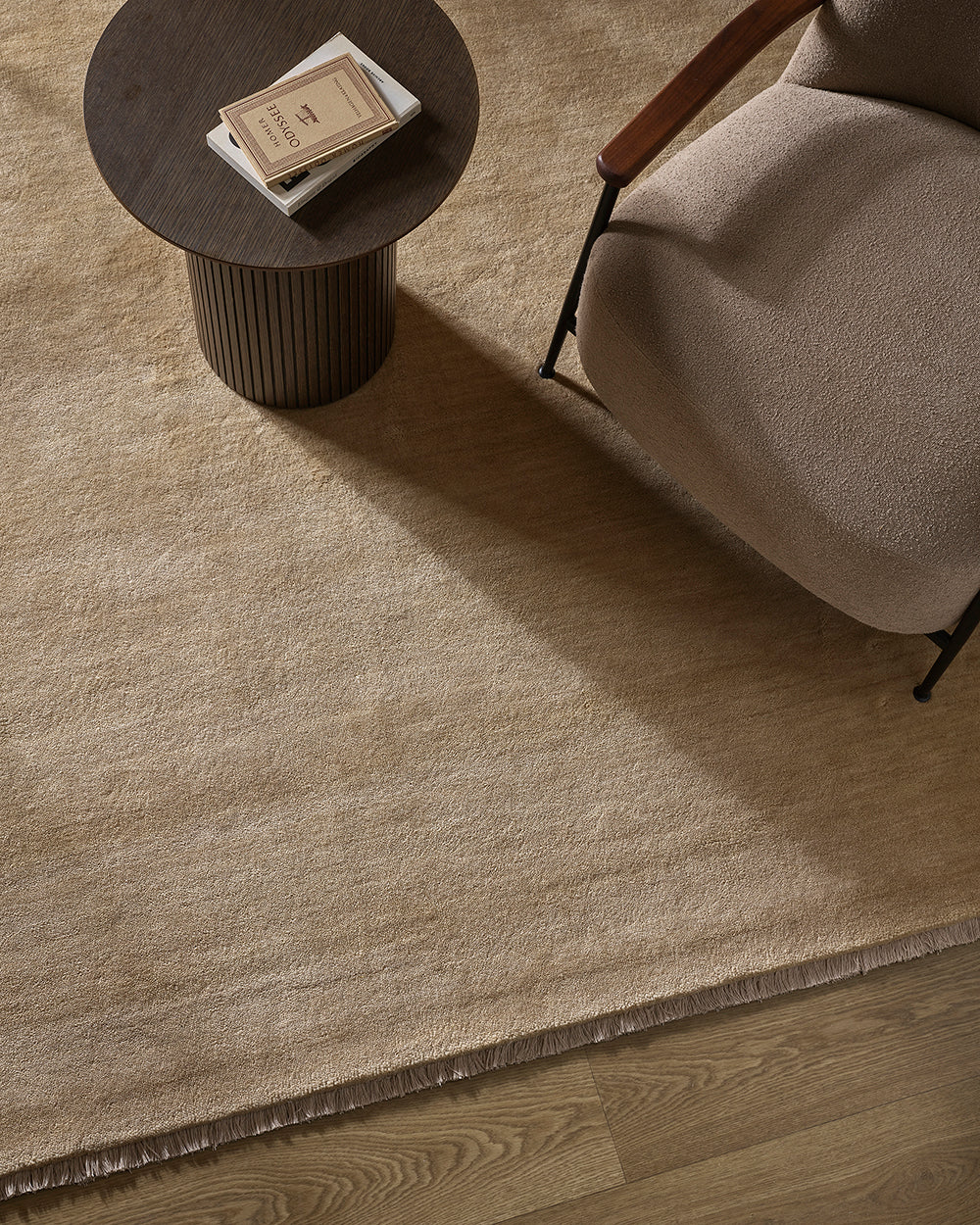 Baya Sandringham rug putty colour
