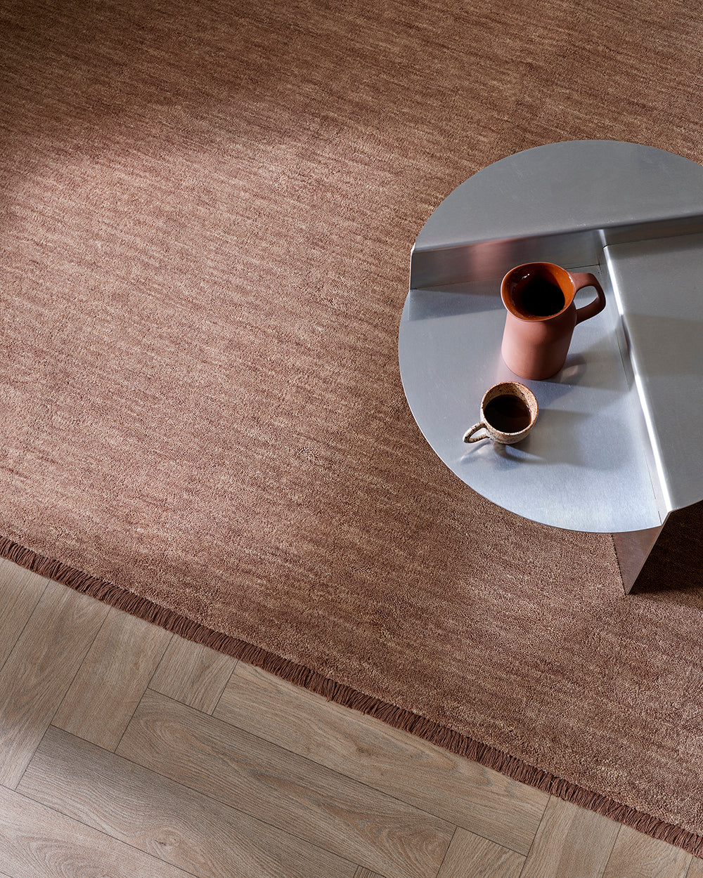Baya Sandringham rug rosewood colour 