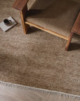 Baya Tanami rug treacle colour.