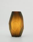 Bezel vase medium Amber