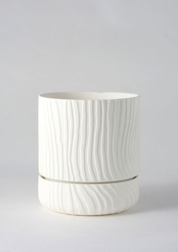 Abstract Relief Plant Pot