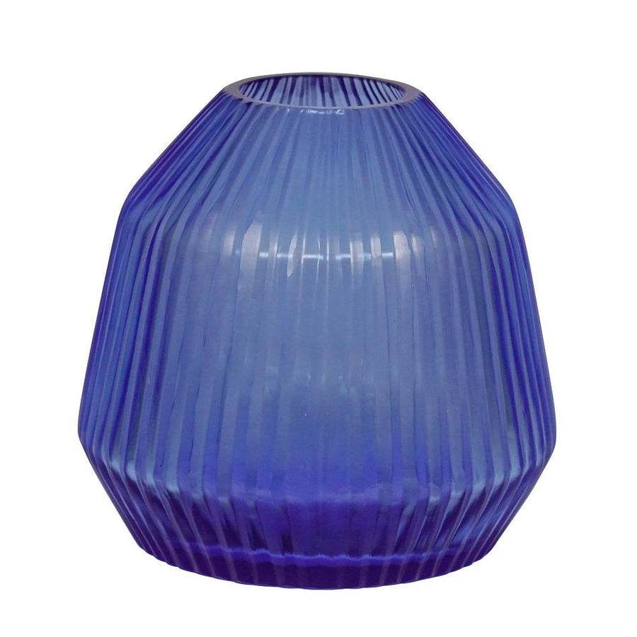 Mini Cut Glass vase Bluebell