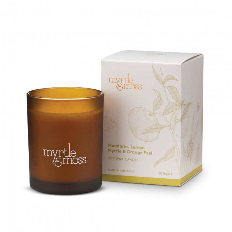 Myrtle &amp; Moss Citrus Candle