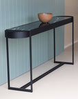 curve console table