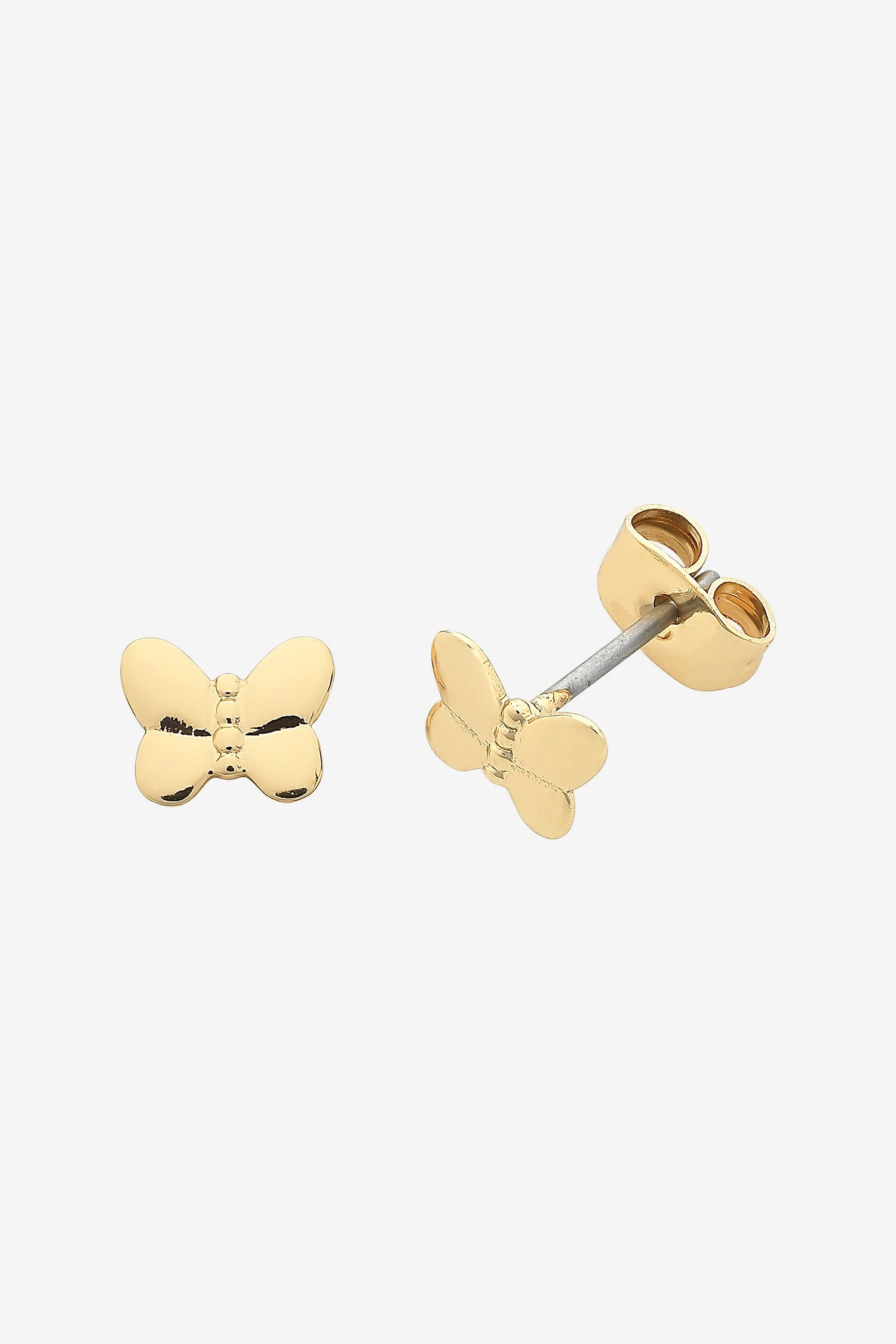Petite flutter earrings gold