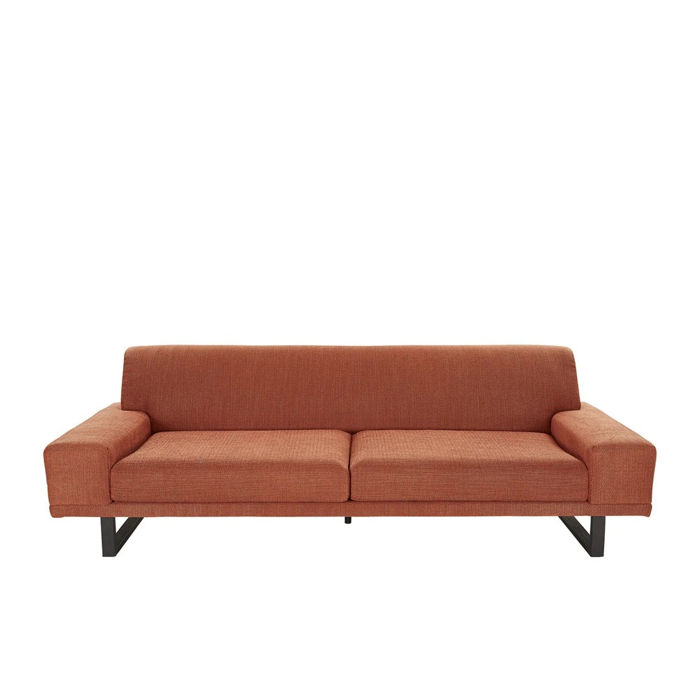 Hudson Sofa Rust 3 Seat