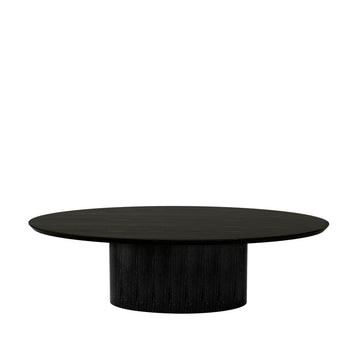 Pippa Oval Dining Table Black Medium