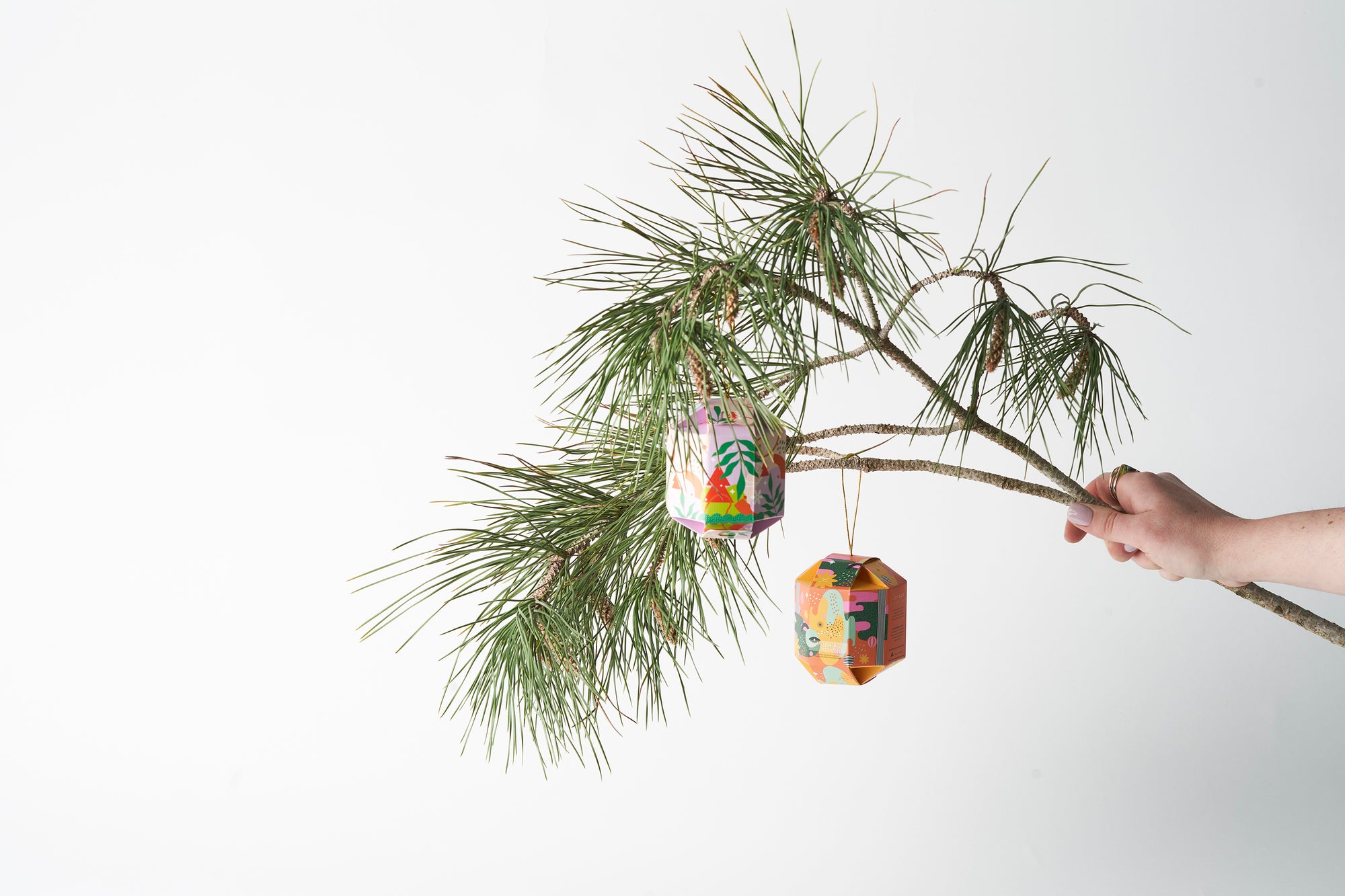 Christmas Bauble Gingerbread Cookie candle