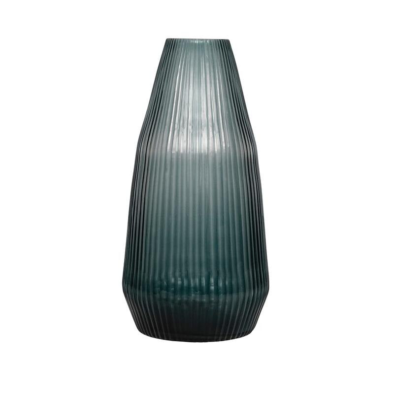 Brian Tunks Conical vase petrol large