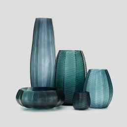 Lotus Vase Petrol